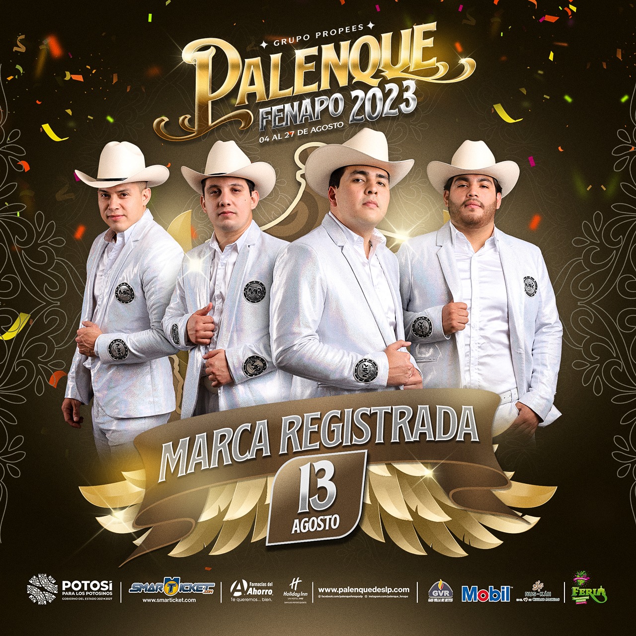 boletos marca registrada palenque fenapo 2023