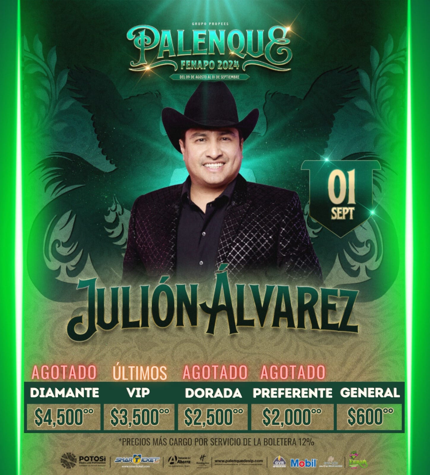 julion alvarez fenapo 2024 palenque
