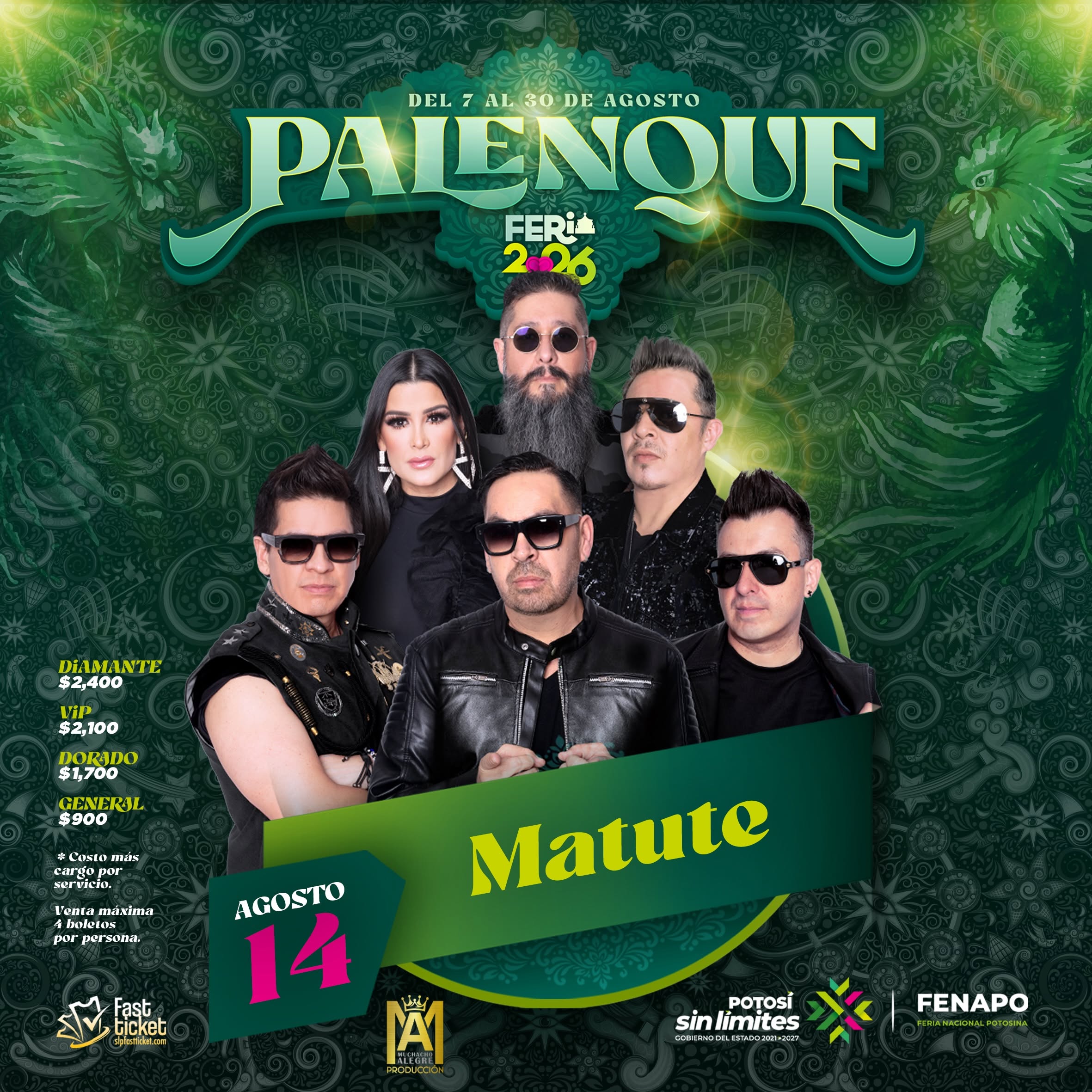 matute palenque fenapo 2026